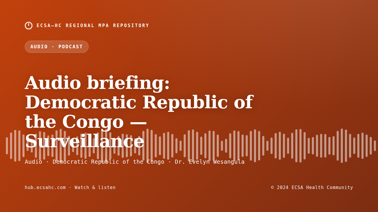 Thumbnail for Audio briefing: Democratic Republic of the Congo — Surveillance
