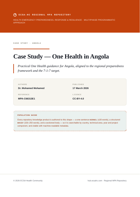 Thumbnail for Case Study — One Health in Angola