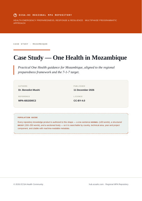 Thumbnail for Case Study — One Health in Mozambique