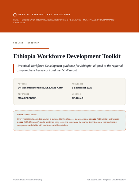 Thumbnail for Ethiopia Workforce Development Toolkit