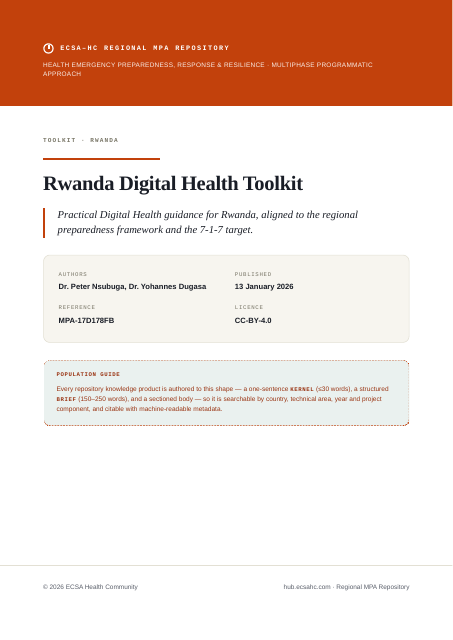 Thumbnail for Rwanda Digital Health Toolkit
